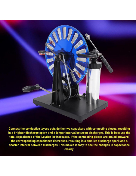 Motor de Inducción Electroestática Genérico con Manivela PVC