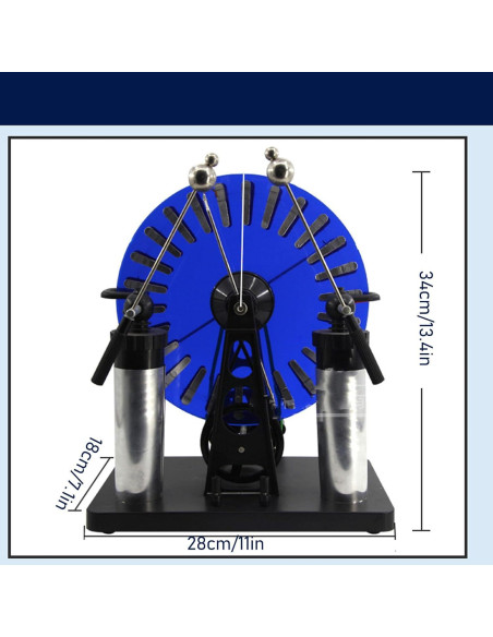 Motor de Inducción Electroestática Genérico con Manivela PVC