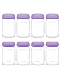 Botellas de Almacenamiento Maymom 150 mL Boca Ancha x8