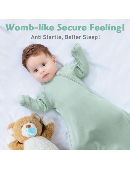 Saco de Swaddle Transicional Knirose Algodón Orgánico 2 Pzs