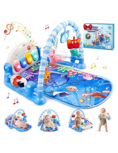 Alfombrilla de Juego para Bebés Windidi con Piano y 5 Juguetes