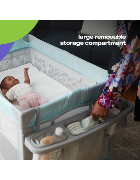 Cuna Mecedora Cosco Kids DLX Arcoíris 2 en 1 Plegable