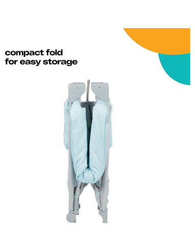 Cuna Mecedora Cosco Kids DLX Arcoíris 2 en 1 Plegable