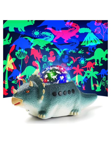 Proyector de Luz Nocturna Dinosaurio Domigard LED 360