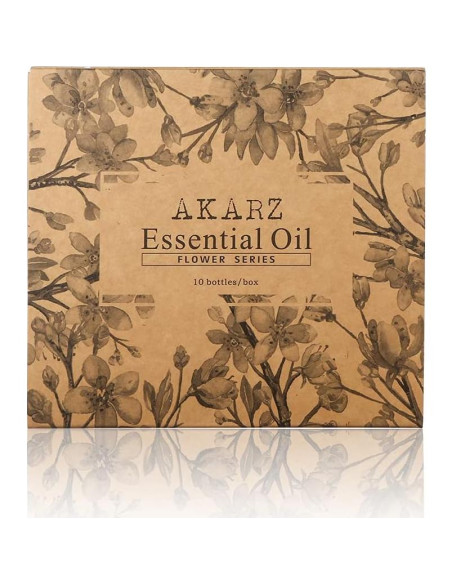 Conjunto de Aceites Esenciales AKARZ 10x10ML Aromaterapia