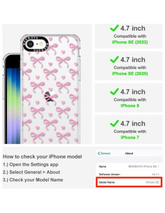 Funda MOSNOVO para iPhone SE/8/7 - Protección Militar 2.01m 2