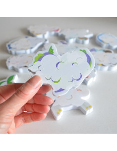 Calcomanías de baño Buddy & Barney - Criaturas mágicas 13 piezas 2