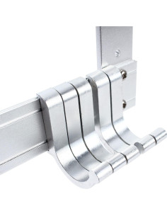 Soporte para Toallas NOLANTISI Montaje en Pared Aluminio Mate 2