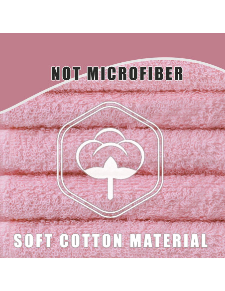 Paquete de 10 Paños de Lavado Textila Rosa Bebé 30x30 cm Paquete de 10 Paños de Lavado Textila Rosa Bebé 30x30 cm