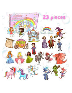 Juguetes de baño de espuma NUBUNI con bolsa de almacenamiento