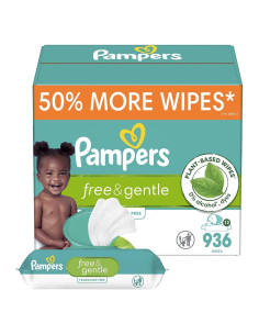 Toallitas Pampers Libres y Suaves Hipoalergénicas 936 Unidades