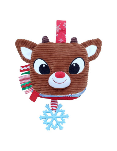 Libro de Peluche para Bebés Rudolph 15.24 cm con Mordedor
