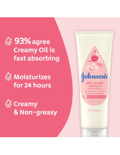 Crema Aceite Hidratante Johnson's Skin Nourish 236 ml Coco 2