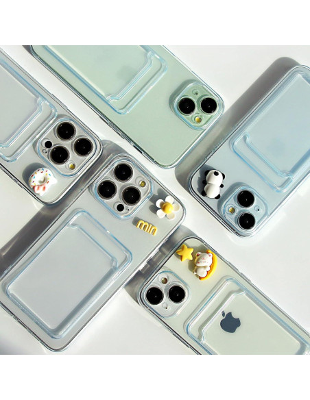 Funda Transparente Chengyuanfeng para iPhone 11 con Ranura para Tarjetas Funda Transparente Chengyuanfeng para iPhone 11 con Ranura para Tarjetas