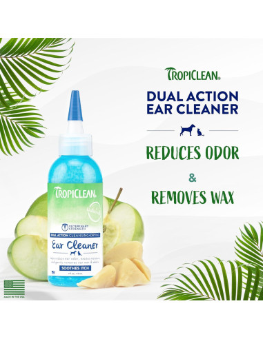 Limpiador de Oídos para Perros y Gatos TropiClean 113ml