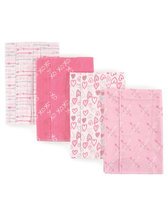 Pañales de Algodón Luvable Friends Unisex Talla Única 4 Unidades