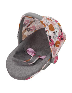 Asiento de Coche para Muñecas 509 Crew Melange Flora 3 en 1