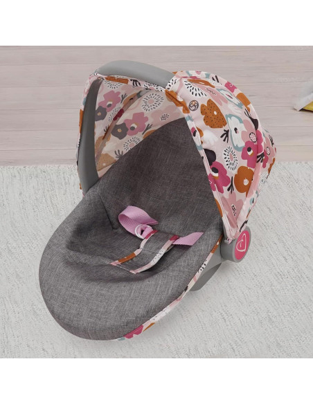 Asiento de Coche para Muñecas 509 Crew Melange Flora 3 en 1