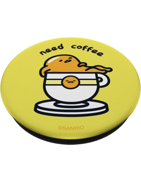 PopSocket Gudetama Necesita Café PopGrip Estándar 4.1cm PopSocket Gudetama Necesita Café PopGrip Estándar 4.1cm
