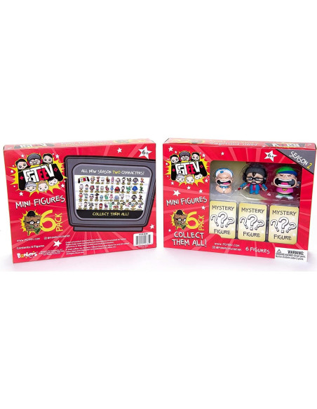 FGTeeV Paquete de 6 Figuras Mini Temporada 2 Coleccionables