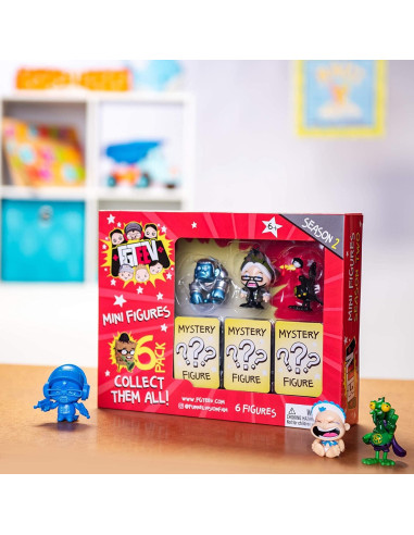 FGTeeV Paquete de 6 Figuras Mini Temporada 2 Coleccionables