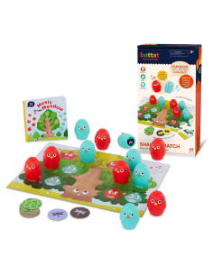 Juego de Memoria Sonora Battat Educación con Shakers y Rompecabezas