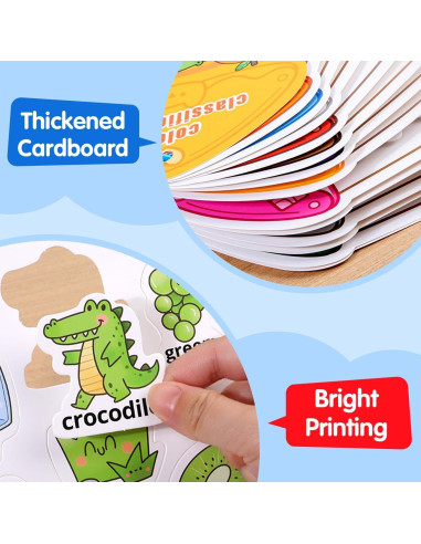 Libro Ocupado Montessori de Colores Muone para Niños 2-4 Años