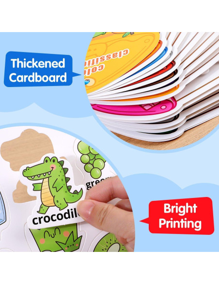 Libro Ocupado Montessori de Colores Muone para Niños 2-4 Años Libro Ocupado Montessori de Colores Muone para Niños 2-4 Años