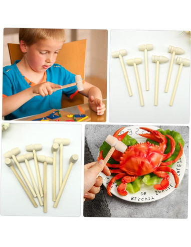 Set de Martillos de Madera Kisangel para Niños - Juguetes Creativos