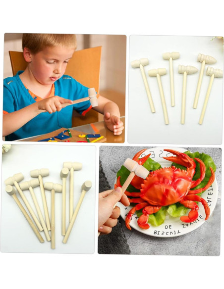 Set de Martillos de Madera Kisangel para Niños - Juguetes Creativos