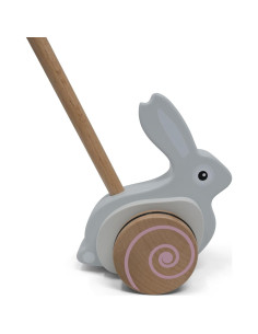 Juguete de empuje de conejo Jack Rabbit Creations - Madera Montessori 2