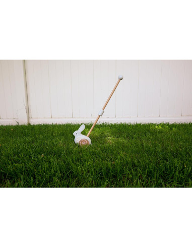 Juguete de empuje de conejo Jack Rabbit Creations - Madera Montessori