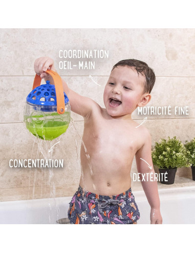 Lalaboom Juguete de Baño 3 en 1 para Bebés 12-48 Meses