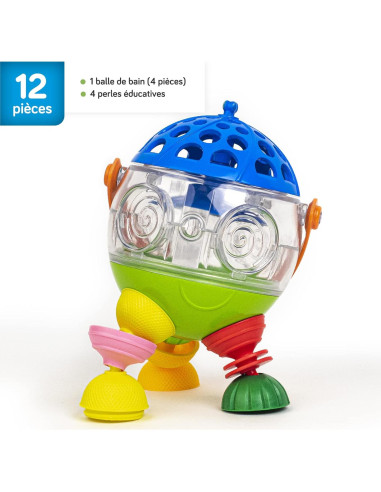 Lalaboom Juguete de Baño 3 en 1 para Bebés 12-48 Meses