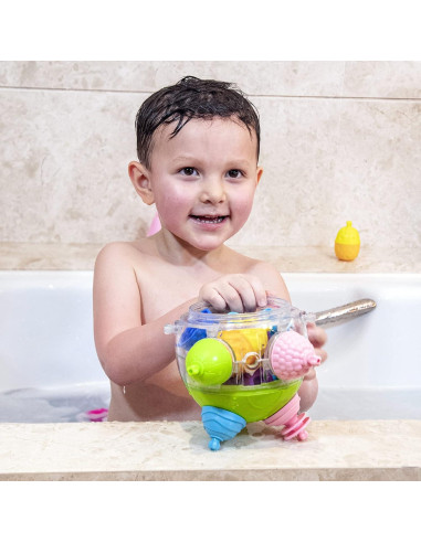 Lalaboom Juguete de Baño 3 en 1 para Bebés 12-48 Meses