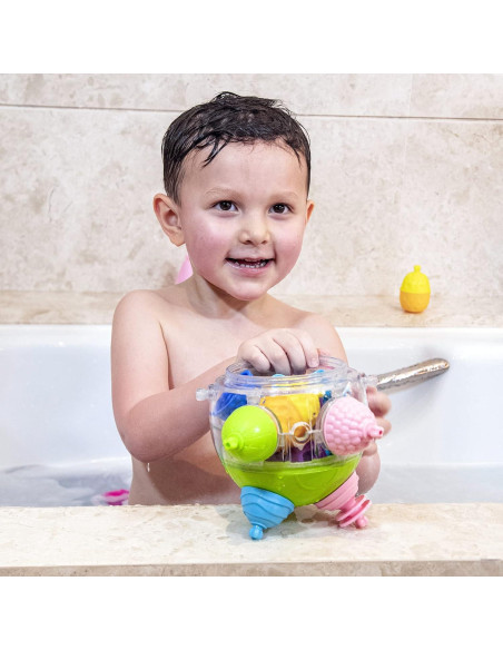 Lalaboom Juguete de Baño 3 en 1 para Bebés 12-48 Meses