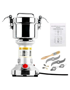 Molino Eléctrico de Granos Homend 700g 2500W Acero Inoxidable