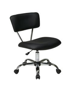 Silla de Tarea Vista Office Star con Ajuste Neumático Vinilo Negro