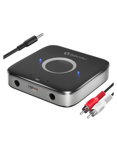 Adaptador Bluetooth 5.3 SONRU Receptor Audio Inalámbrico AUX