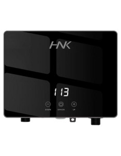 Calentador de Agua Eléctrico Sin Tanque HNK 3500W 110V Negro