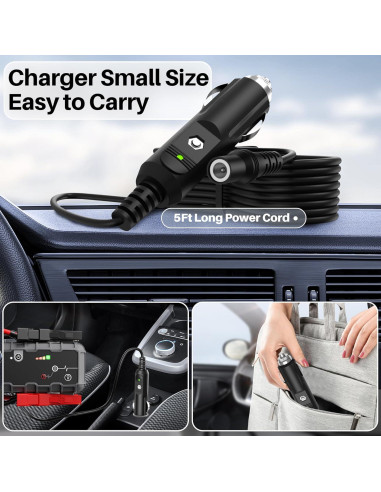 Cable de Alimentación 14V CC para Cargador NOCO GB70 GB150