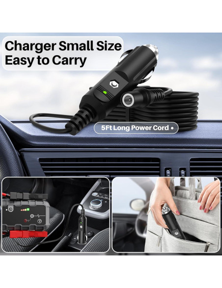 Cable de Alimentación 14V CC para Cargador NOCO GB70 GB150