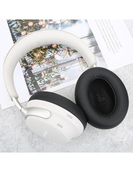 Almohadillas de Reemplazo Earrock para Auriculares Bose QC Ultra - Cuero y Espuma