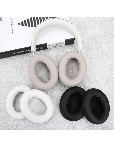 Almohadillas de Reemplazo Earrock para Auriculares Bose QC Ultra - Cuero y Espuma