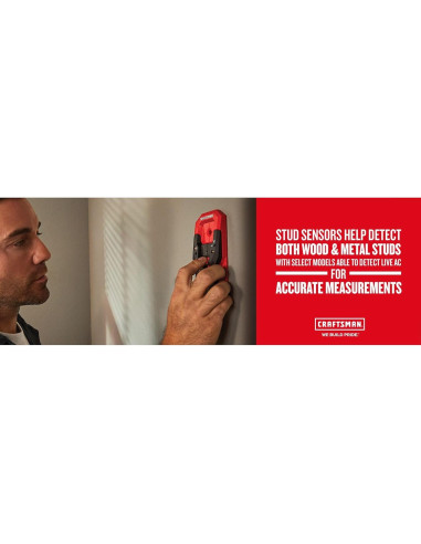 Buscador de Vigas Craftsman CMHT77621, Detección CA, 3.81 cm