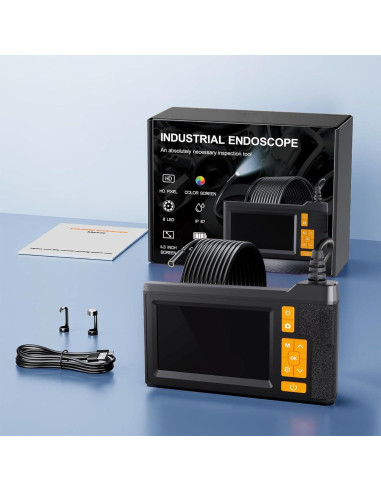 Cámara Endoscópica Ginocaco Doble Lente 4.3" HD IP67 4.88m