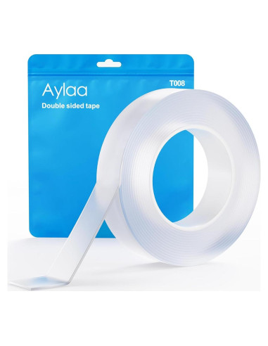 Cinta Doble Cara Aylaa T008 3.05m Alta Resistencia Adhesiva