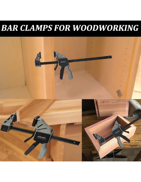 Garras de barra NOEAIKE 6 piezas 30.48 cm y 15.24 cm