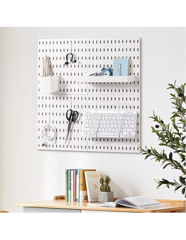 Organizador de Pared Aecllcea 27.4x9 cm Blanco - Bandejas DIY