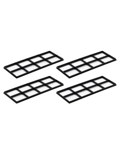 Retenedor de Filtro de Aire Decor Grates FRP410 10x25cm Negro